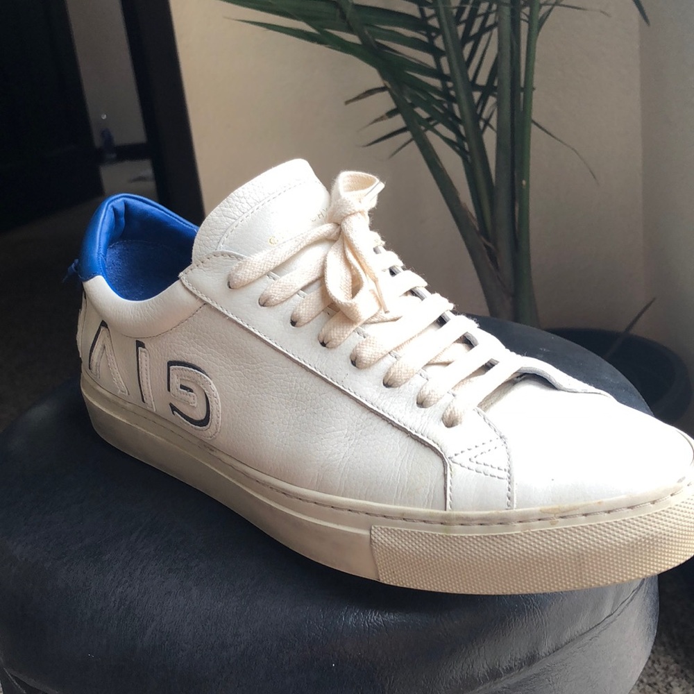 Givenchy Low Top Cream and Blue